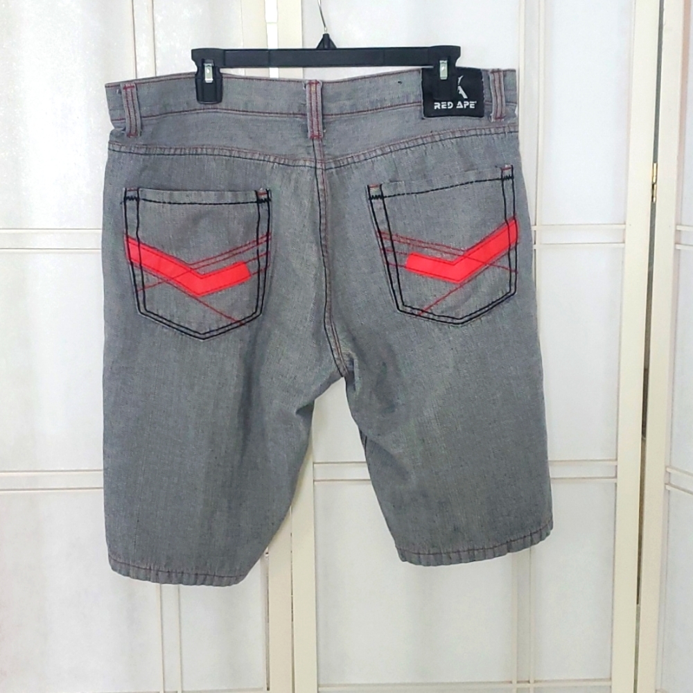 Preowned Red Ape Jean Shorts